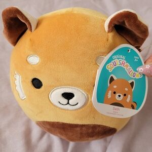 Squishmallows Red Panda Plush - Seth